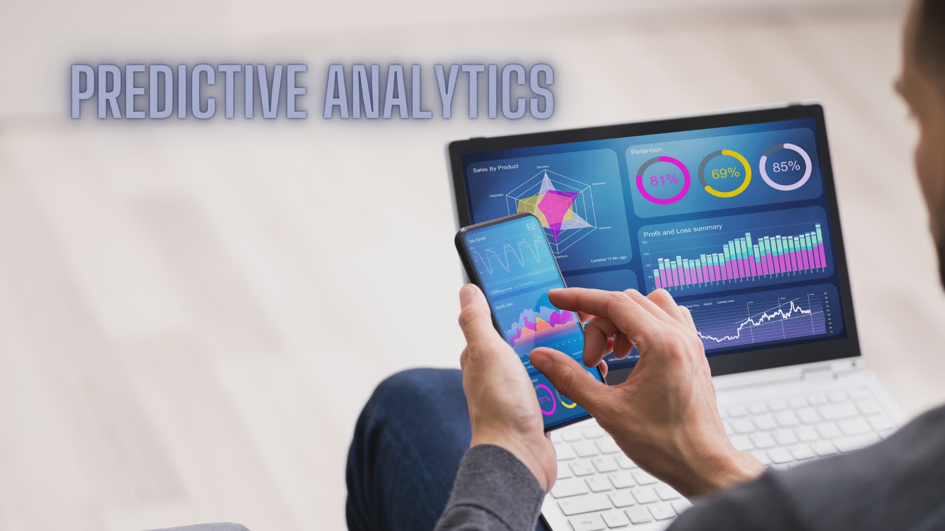 Let’s use predictive analytics based on the data, statistical algorithms and machine learning algorithms to identify the likelihood of future outcomes – based on available historical data.
